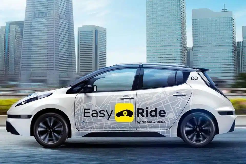 Nissan teste son robot taxi au Japon